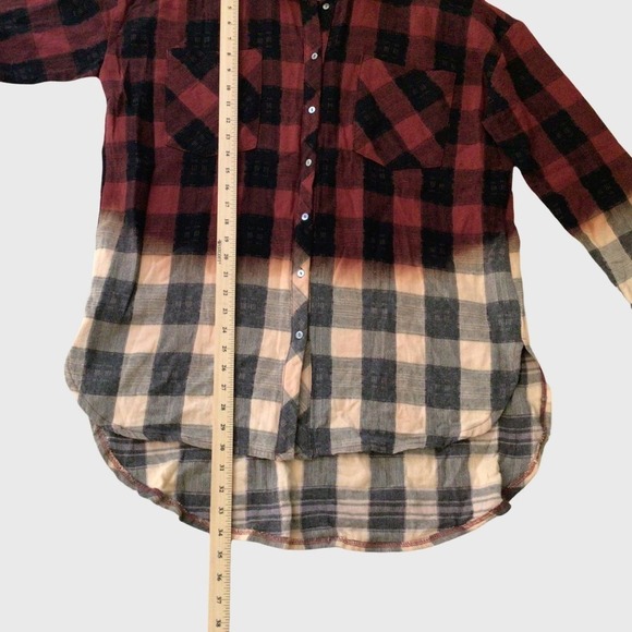 NWT POL ombré shaket shirt sz Medium - Picture 3 of 6
